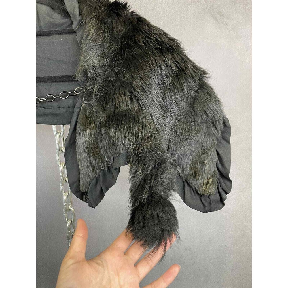 1930s Hudson Bay Fox Fur and Silk Stole - Picture 13 of 14